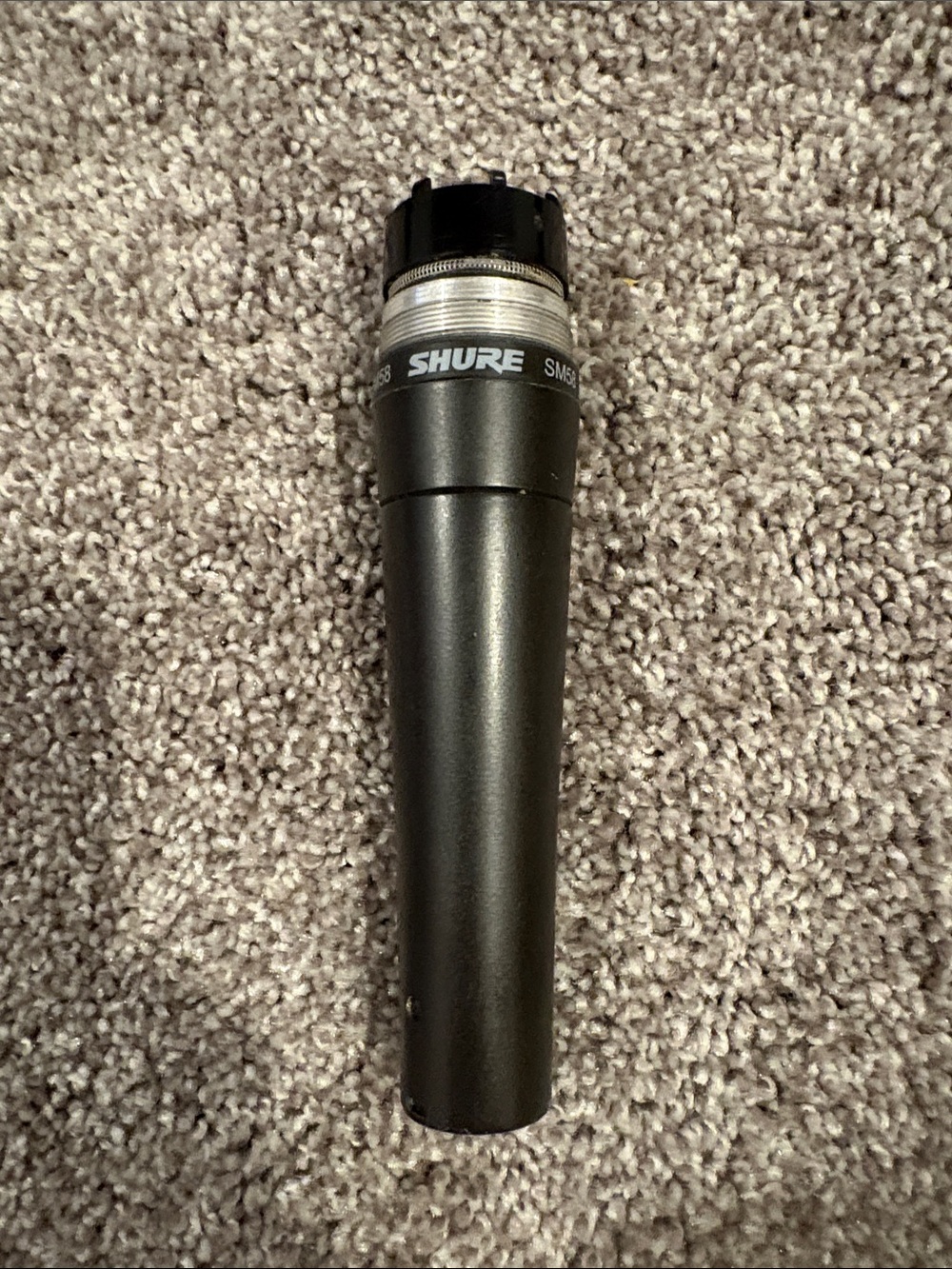 Shure SM58 Handheld Microphone in Black and Silver
